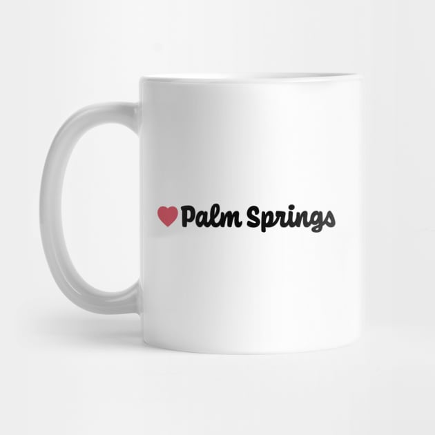 Palm Springs Heart Script by modeoftravel